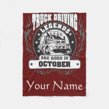 トラックの運転伝説生まれは10月にある
