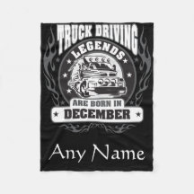トラックの運転伝説生まれは12月に