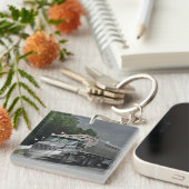 トラックの運転手のための重い輸送のトラックの芸術 キーホルダー (正面右)