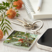 トラックの運転手のための重い輸送の仕事のトラックの芸術 キーホルダー (正面右)