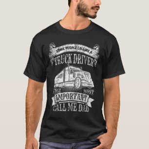 トラックの運転手のパパの父の日のギフトのトラック運転手 Tシャツ