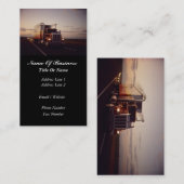 トラックの運転手の名刺 名刺 (正面/裏面)