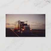 トラックの運転手の名刺 名刺 (裏面)