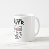 トラックの運転手の安全 コーヒーマグカップ (正面右)