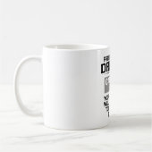 トラックの運転手の安全 コーヒーマグカップ (左)