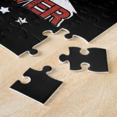 トラックの運転手は支払いを取得する窓から見て ジグソーパズル (側面)