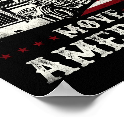 トラックの運転手タッカーがアメリカを移動 ポスター (角)