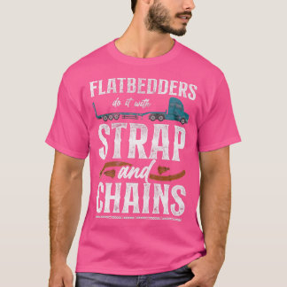 トラックの運転手プリン大人のユーモアヴィンテージフラットブ Tシャツ