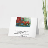 トラックの運転手及びトラック運転手は健康なカードをすぐに得ます カード (裏面)