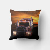 トラックの運転手 クッション (裏面)