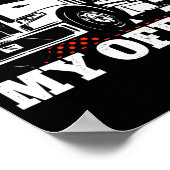 トラックの運転手Il私のオフィスにいる ポスター (角)