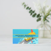 トラックの配送 名刺 (スタンド正面)