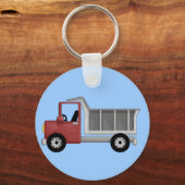 トラックのTシャツとギフトをダンプ キーホルダー (正面)