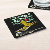 トラックのTalbot スクエアペーパーコースター (アングル)