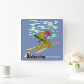 トラックのTalbot スクエア壁時計 (ホーム)