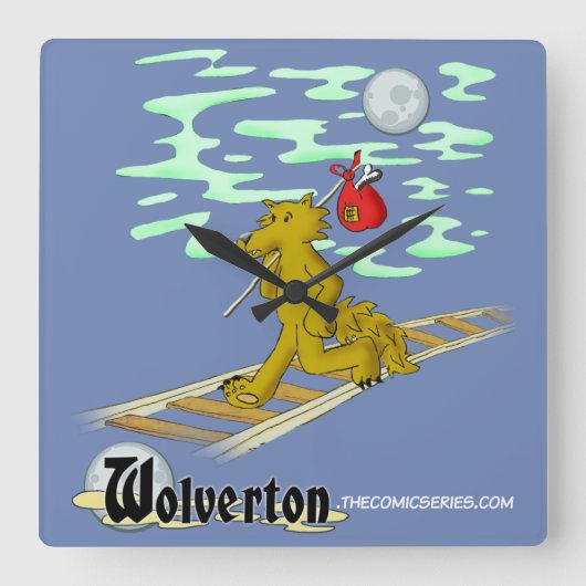 トラックのTalbot スクエア壁時計 (正面)