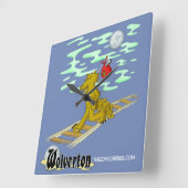 トラックのTalbot スクエア壁時計 (傾斜)