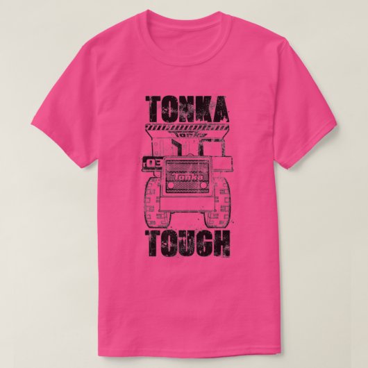 トラックは厳しいグラフィック引用文 Tシャツ (デザイン正面)