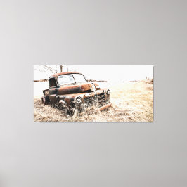 トラックは時間通りに降伏した キャンバスプリント