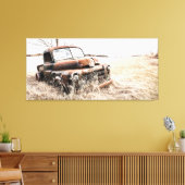 トラックは時間通りに降伏した キャンバスプリント (インサイチュ (リビング))