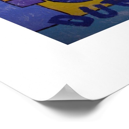 トラックは男の子のための ポスター (角)