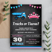 トラックまたはティアラ性別がパーティーを明らかにする 招待状