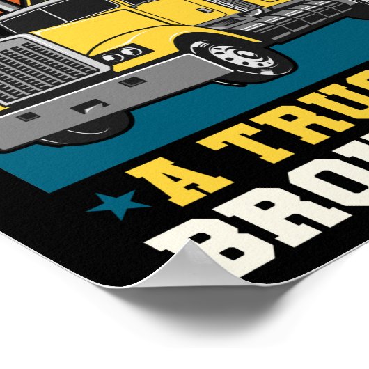 トラックもしの運転買者が持って来た ポスター (角)