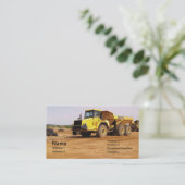 トラックをゴミで捨てる 名刺 (スタンド正面)