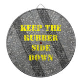 トラックを疲れさせるためにゴム製側面を固定して下さい ダーツボード (正面)