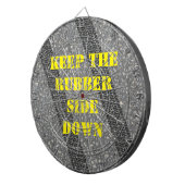 トラックを疲れさせるためにゴム製側面を固定して下さい ダーツボード (正面右)