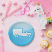 トラックアイコン紙プレート ペーパープレート (パーティー)