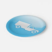 トラックアイコン紙プレート ペーパープレート (アングル)