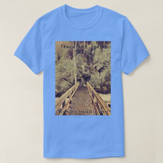 トラックアンドタワーアルゴンキンパーク Tシャツ (デザイン正面)