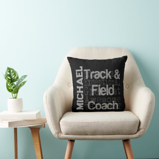 トラックアンドフィールドコーチエクソナレアカスタム クッション (椅子)