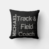 トラックアンドフィールドコーチエクソナレアカスタム クッション (正面)