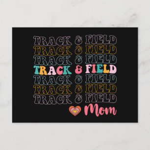 トラックアンドフィールドマムグルーヴ走ィーの母の日 ポストカード
