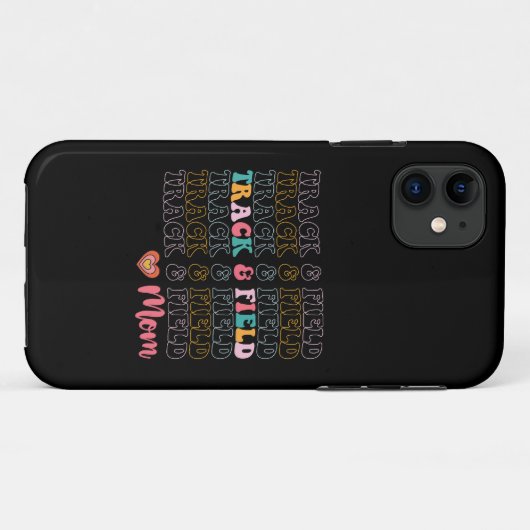 トラックアンドフィールドマムグルーヴ走ィーの母の日 Case-Mate iPhoneケース (裏面(横))