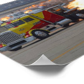 トラックエンジン ポスター (角)