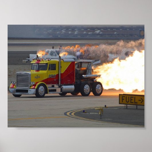 トラックエンジン ポスター (正面)