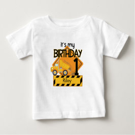 トラックカスタムの誕生日tシャツ ベビーTシャツ