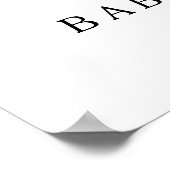 トラックカボチャ秋ウェルカムベビーシャワーパーティー ポスター (角)