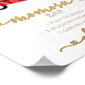 トラックカボチャ秋ベビーシャワーMOMosaバー標識 ポスター (角)