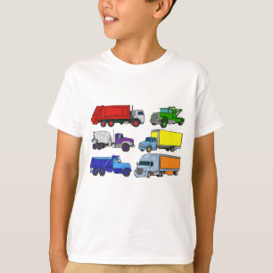 トラックカラフルイラスト Tシャツ