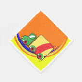 トラックカラフル スタンダードランチョンナプキン (角)