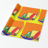 トラックカラフル ラッピングペーパー (アンロールド)