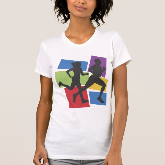 トラックカラフル/ランニングのティー Tシャツ (正面)