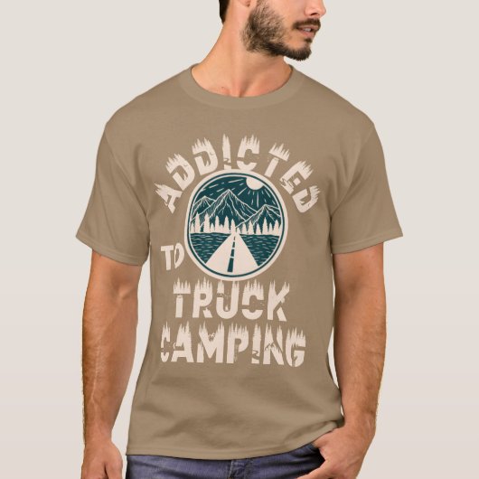 トラックキャンプ中毒少年 Tシャツ (正面)