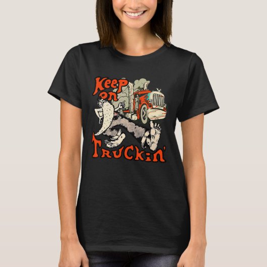 トラッククラシックの保運転車の1970年代 Tシャツ (正面)