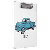 トラッククラシックの漫画イラストレーションを拾う クリップボード (右)