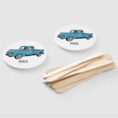 トラッククラシックの漫画イラストレーションを拾う ハンドファン (組立なし)